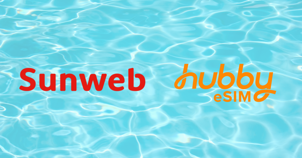 Hubby eSIM is Sunweb’s provider of choice in key holiday destinations