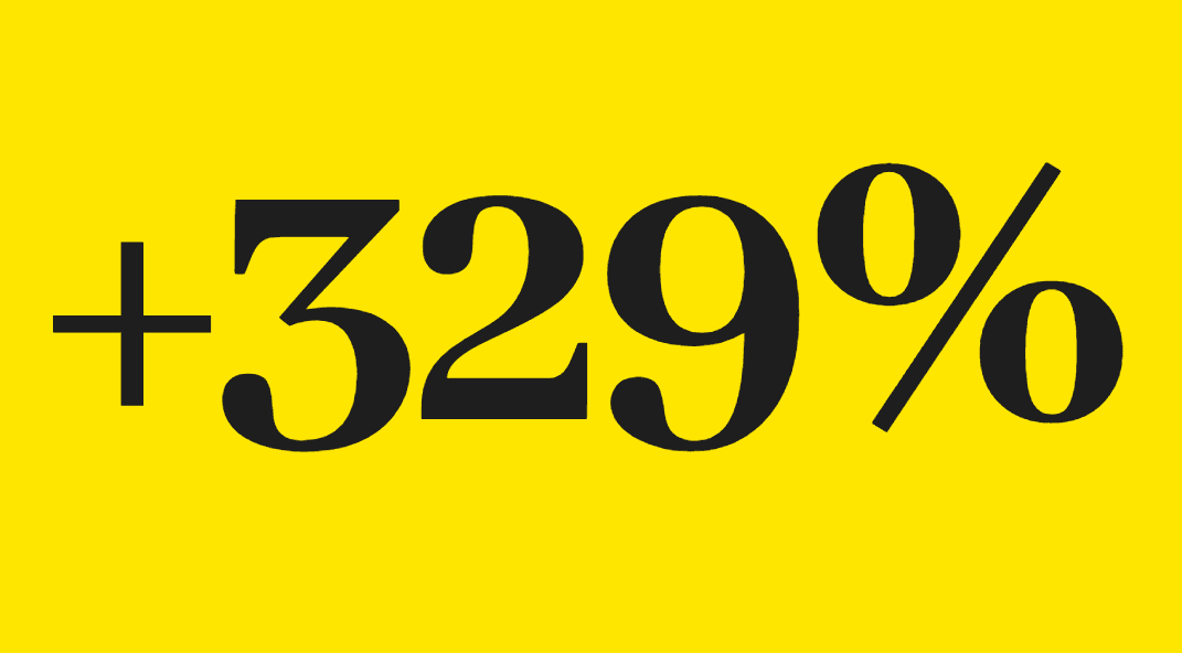 329%