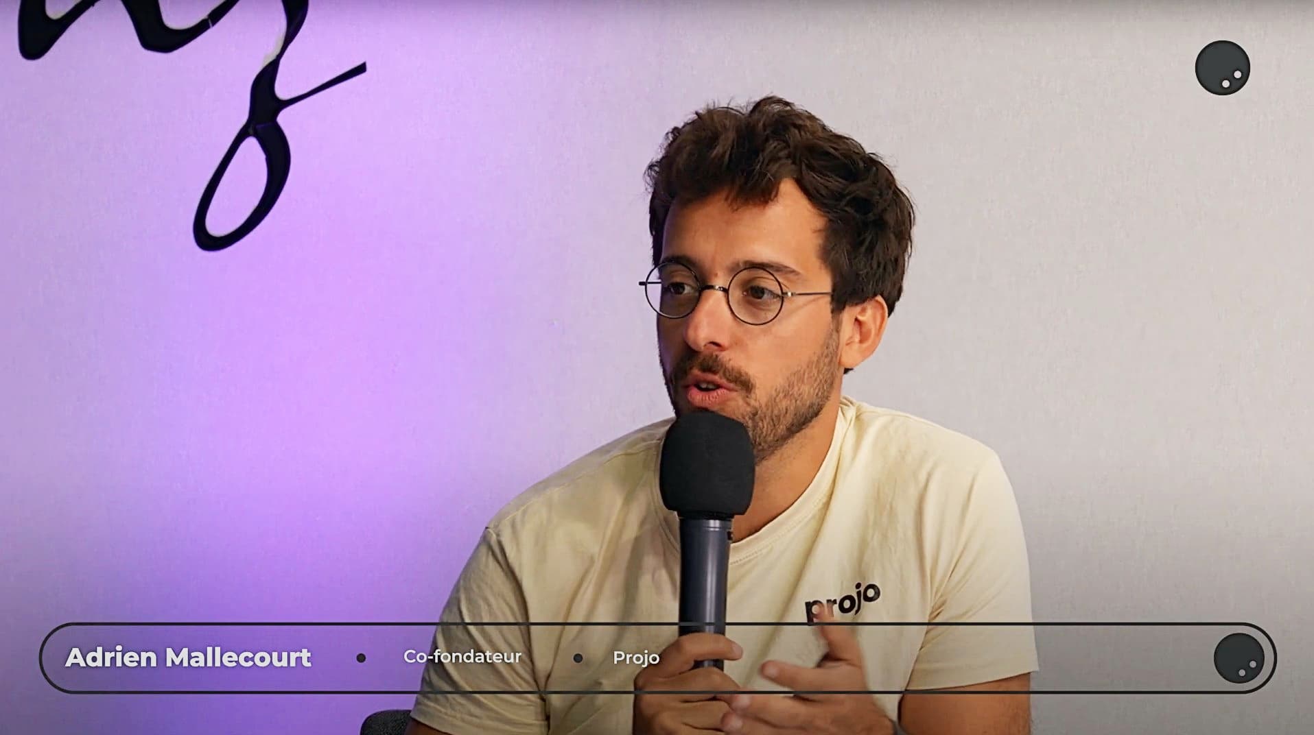 adrien mallecourt co-fondateur de Projo