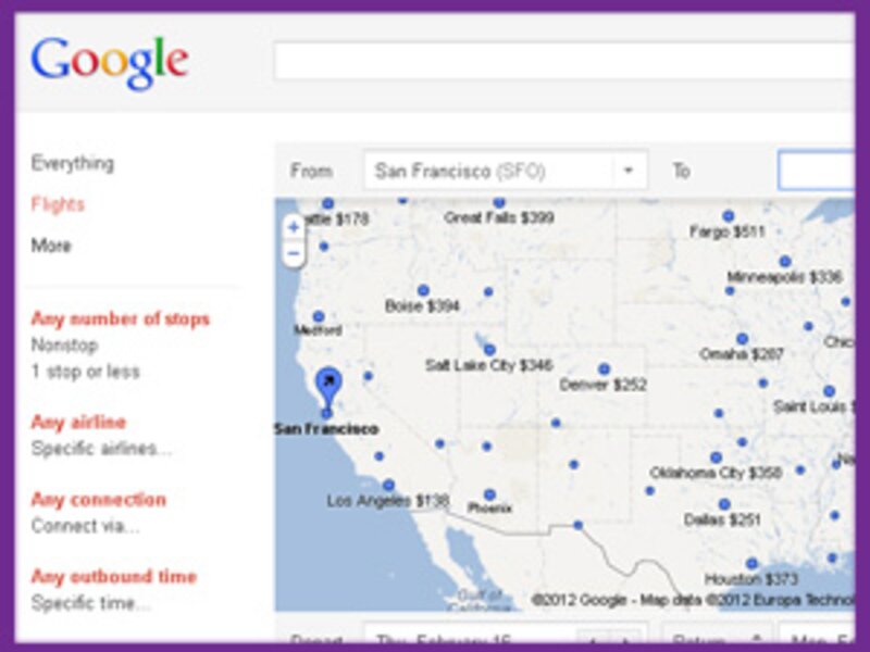 Google Flight Search report issued