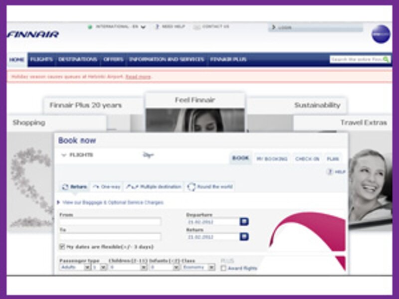 Finnair rolls out Amadeus solution in northern Europe