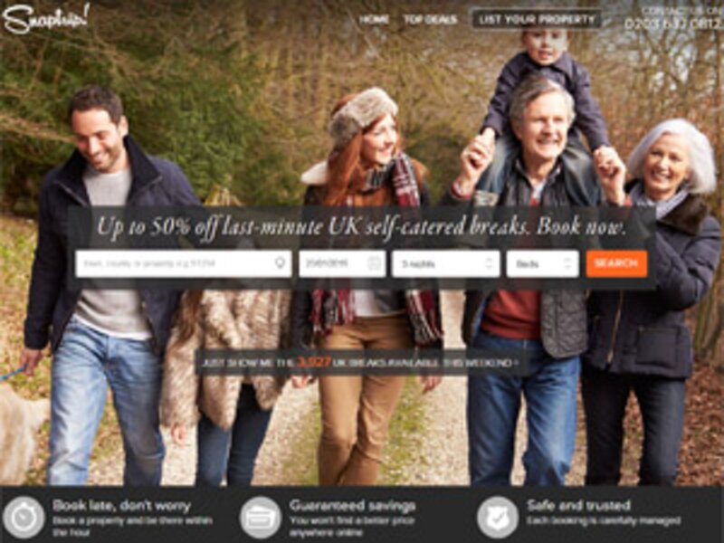 Snaptrip unveils plans to ‘dominate’ last-minute self-catering market