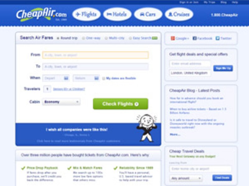 CheapAir reveals ideal time to find flights at low-fares