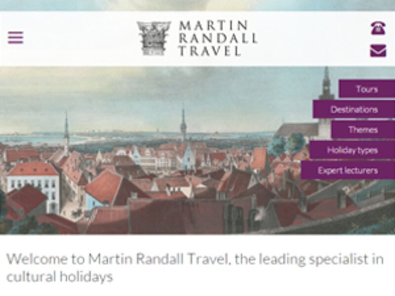 Martin Randall claims early gains from new TigerBay responsive website