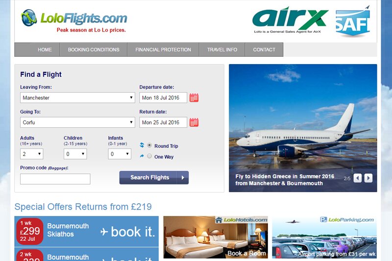 Start-up flights operator LoloFlights pushes back launch