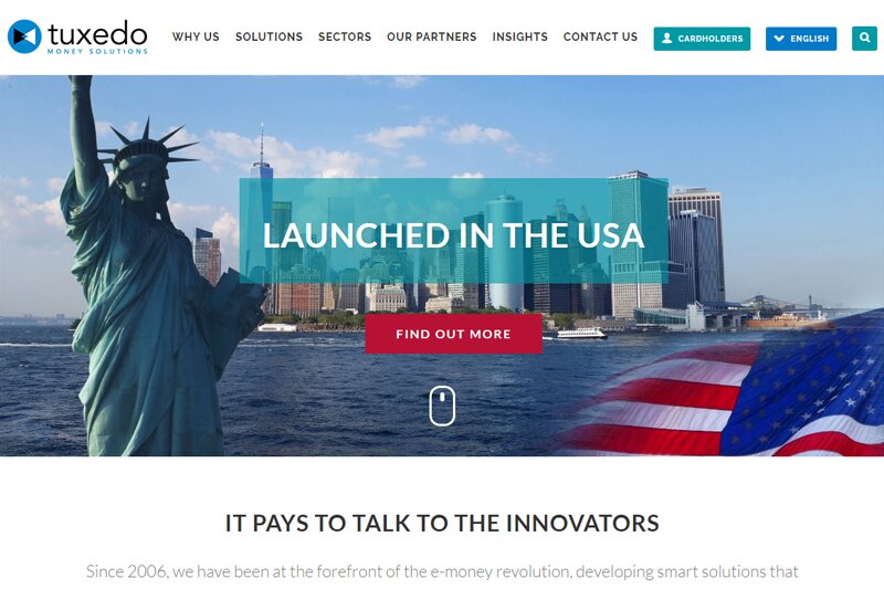 Tuxedo to roll out prepaid card programme to agency consortia