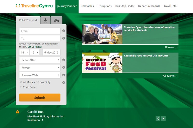 SilverRail powers Traveline Cymru’s journey planner