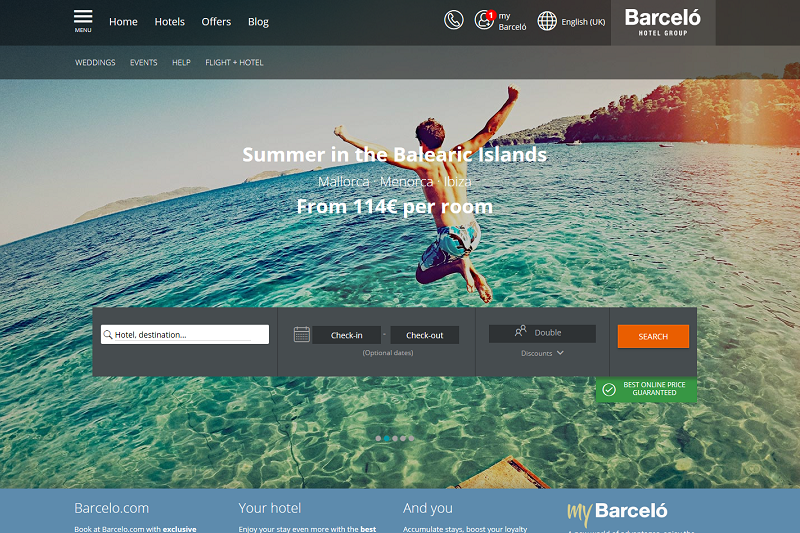 Barceló Hotel Group to use Expedia dynamic packaging tech