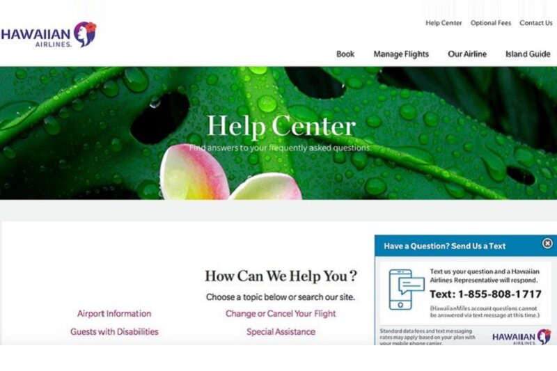 Chatbots? Hawaiian Airlines embraces text messaging