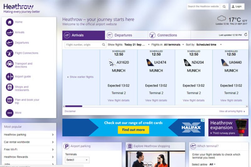CarTrawler to provide Heathrow website’s car rental options