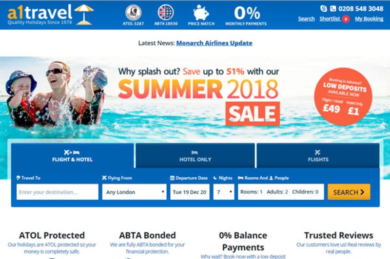 A1 Travel ceases trading as Monarch collapse impact felt