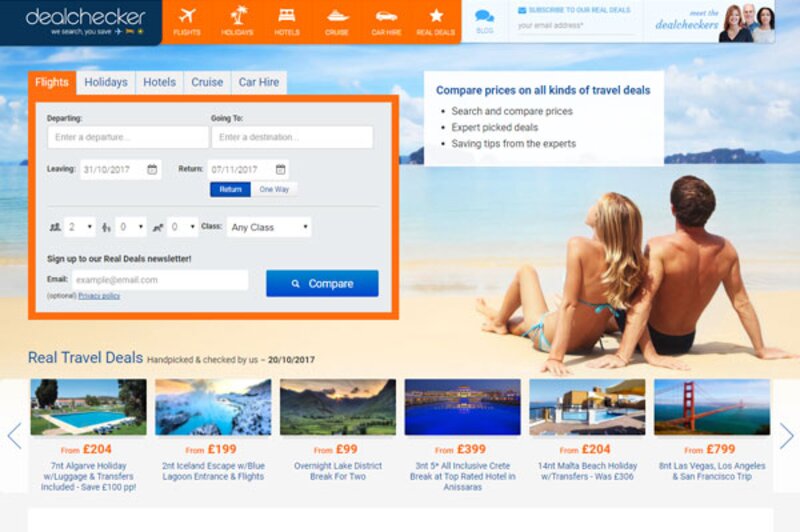 New look regional pages for dealchecker