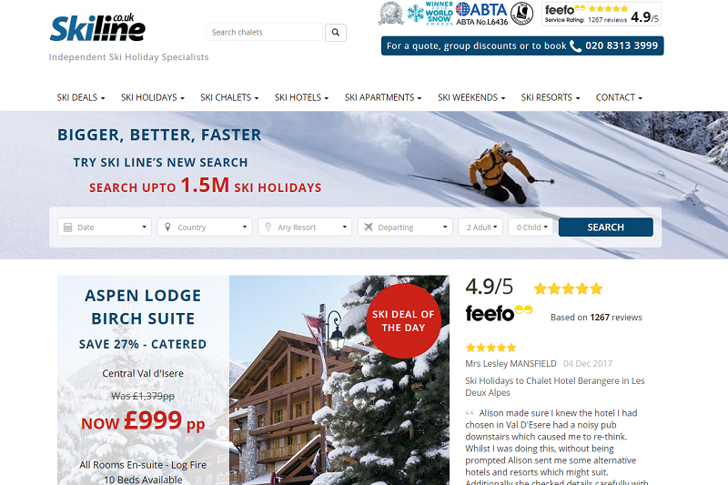 Skiline.co.uk reduces Google Ads spend by 90% after website redesign