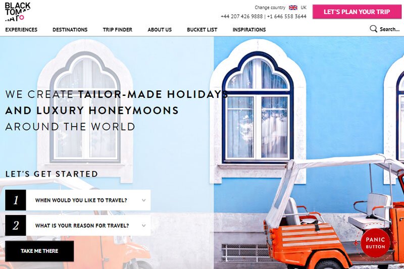 Black Tomato launches Panic Button for under pressure holiday bookers