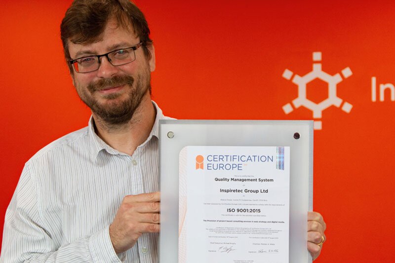 Inspiretec achieves international certification for its customer focus