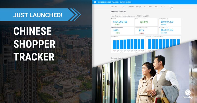 ForwardKeys launches dashboard tracking Chinese travellers’ spending
