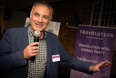 Travolution WTM drinks party