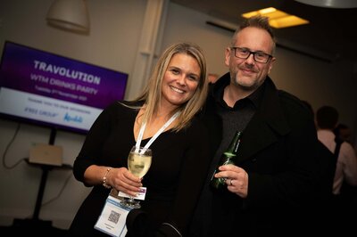 Travolution WTM drinks party