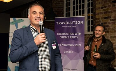 Travolution WTM drinks party