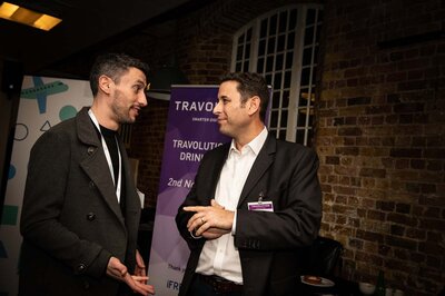 Travolution WTM drinks party