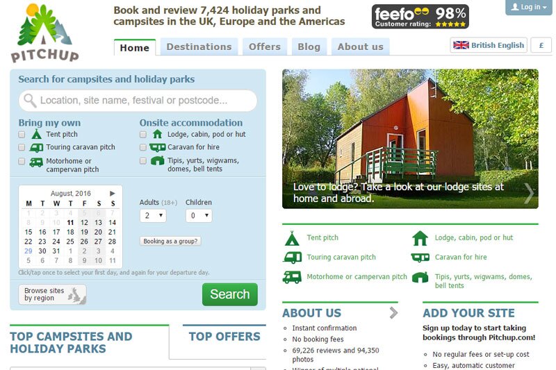 Pitchup.com reports 85% year-on-year bookings growth