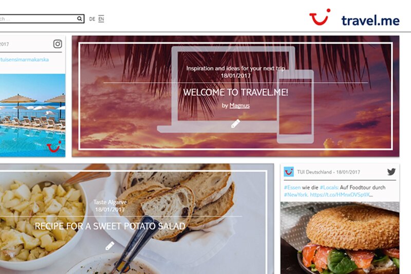 New Tui content hub collates content from 600 social channels
