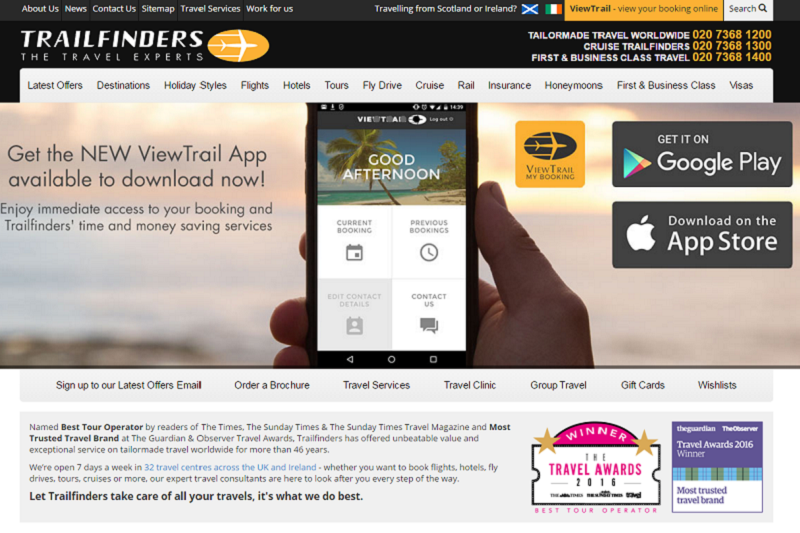 Trailfinders extends long-standing Travelport agreement