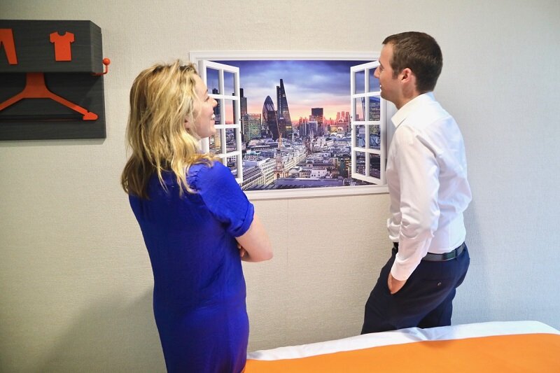 easyHotel offers ‘fake views’ from its budget London rooms