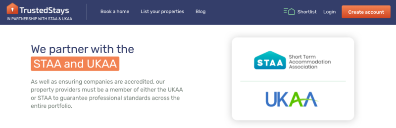 TrustedStays booking platform agrees partnership with UK Apartment Association