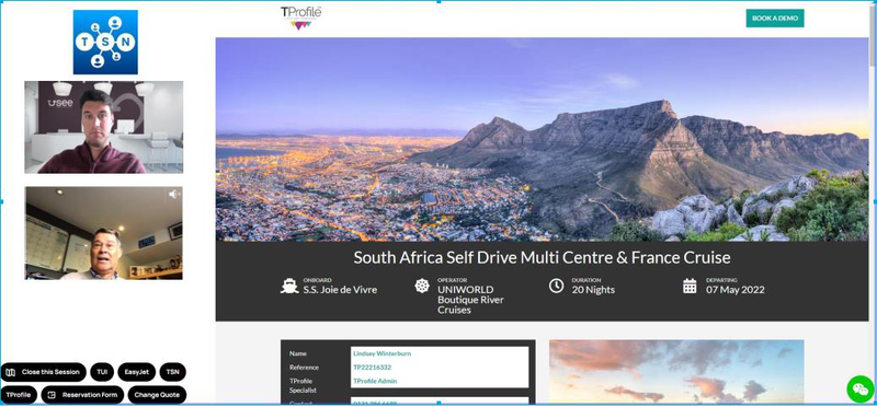 U-See Technologies to bring video conferencing sales platform to travel with Travel Solutions Network