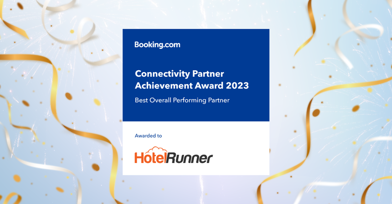 HotelRunner crowned Booking.com's best overall performing partner
