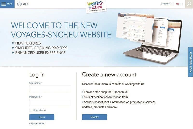 Voyages-sncf unveils new trade website