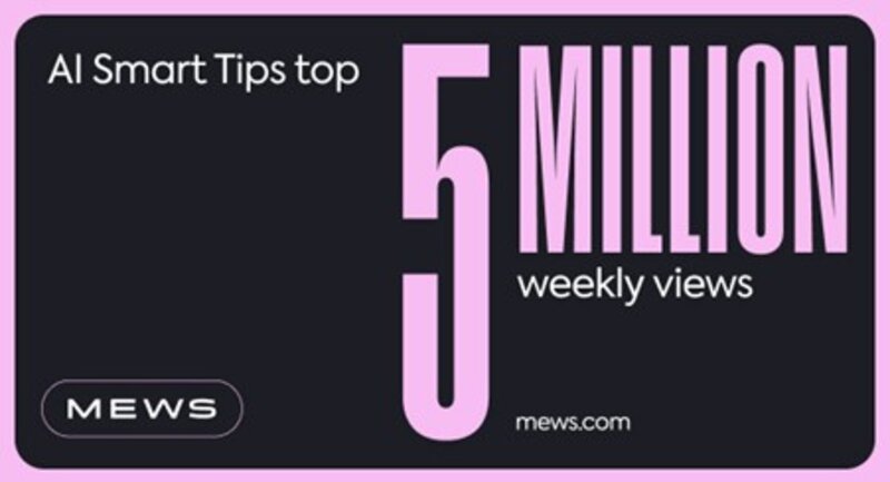 Mews' AI Smart Tips top five million views a week