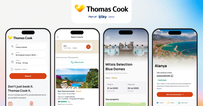 Thomas Cook debuts new UK mobile app for package holidays