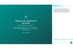 Holibob launches industry-first prompt-based experiences' discovery and booking system