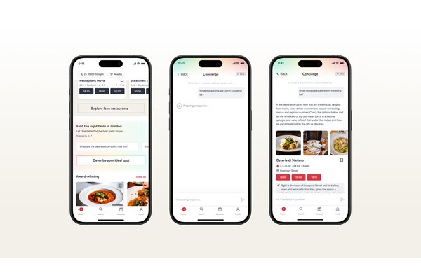 OpenTable updates its AI Concierge to backdrop of new data